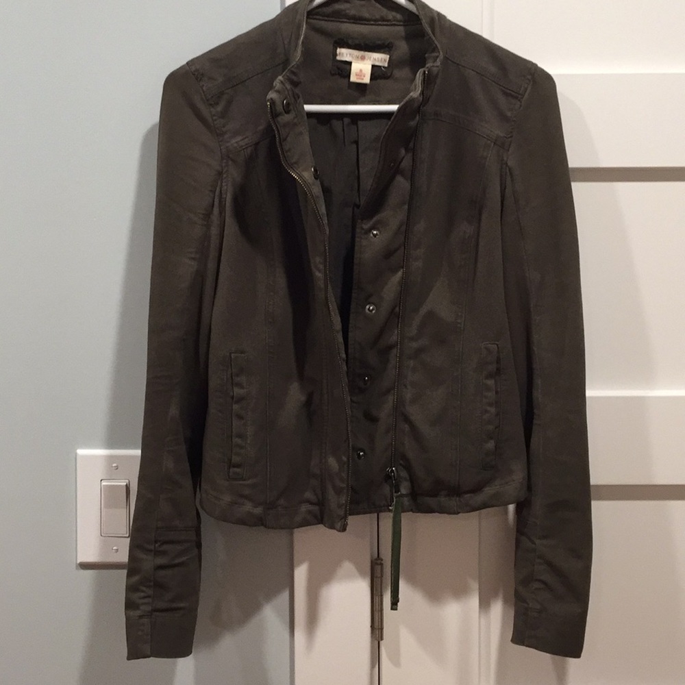 Peyton Jensen army green jacket
